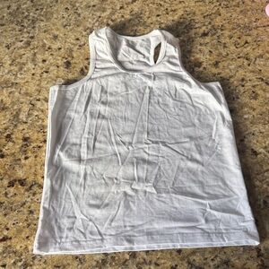 Kids White Tank Top